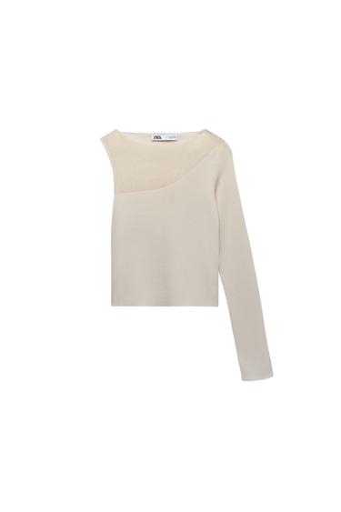ASYMMETRIC KNIT TOP