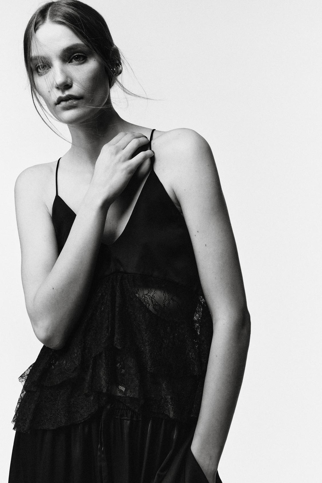 LIMITED EDITION LACE-TRIMMED TOP