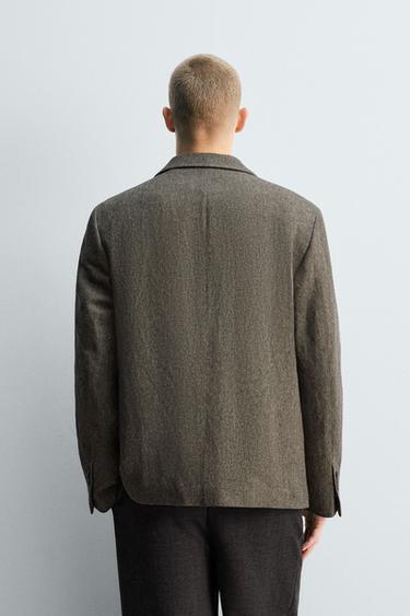 VESTE STRUCTURÉE ÉDITION LIMITÉE - Vert moyen de Zara - Image 2