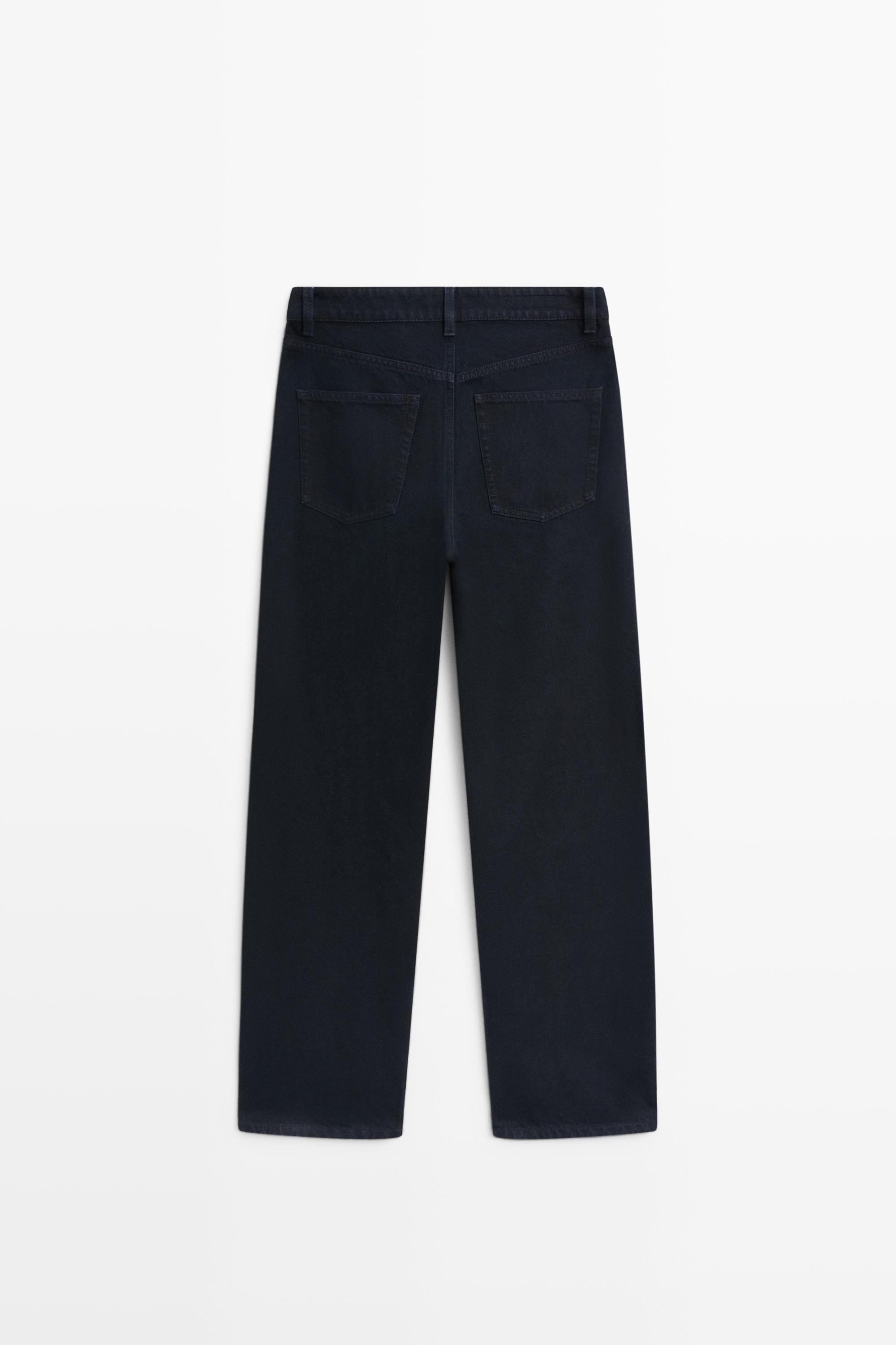 High-waist barrel fit jeans