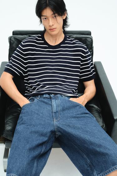 Zara 寬鬆版牛仔短褲 - 藍色
