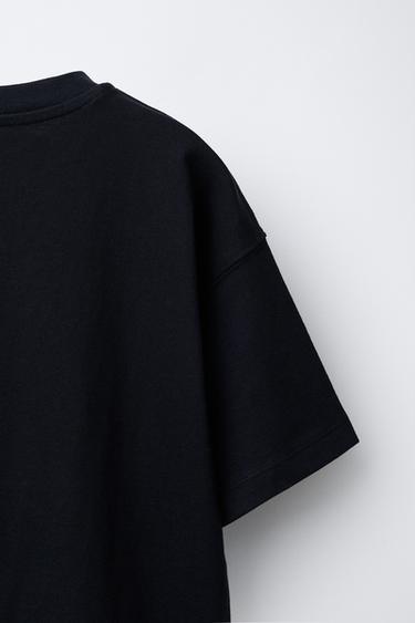 T-SHIRT À IMPRIMÉ PHOTO AIGLE - Noir de Zara - Image 3