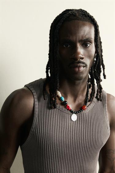 BEAD AND SEASHELL NECKLACE - Multicoloured by Zara - Image 0