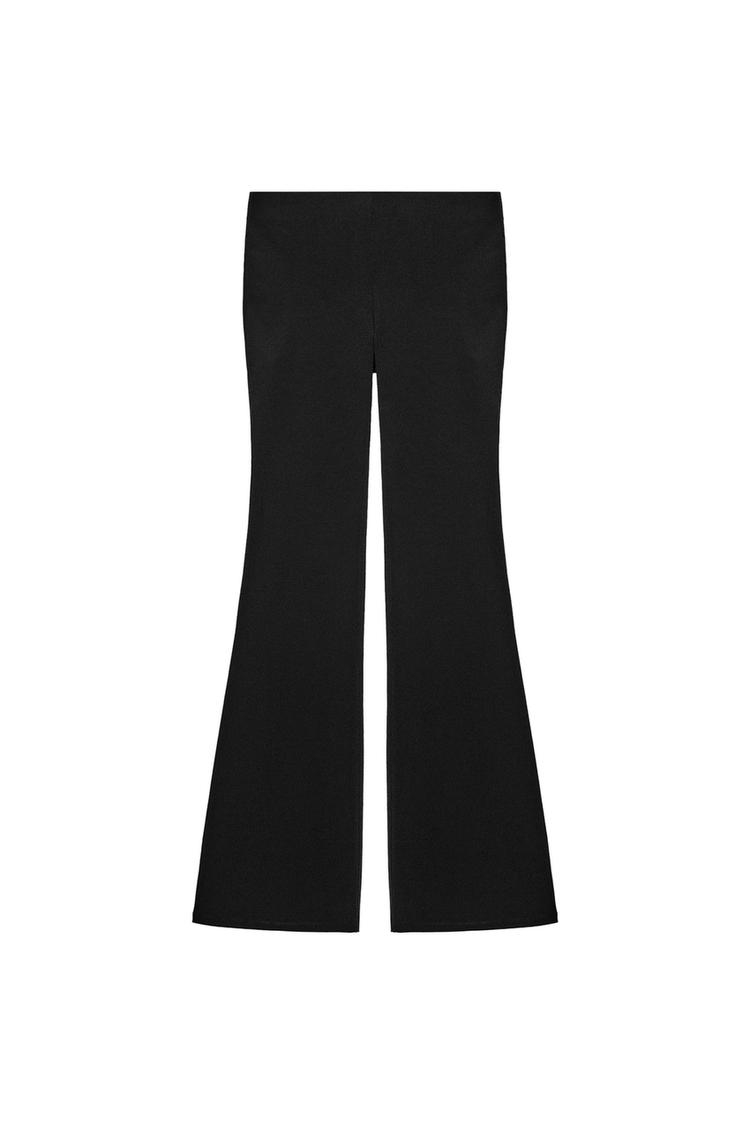 STRETCH FLARE TROUSERS