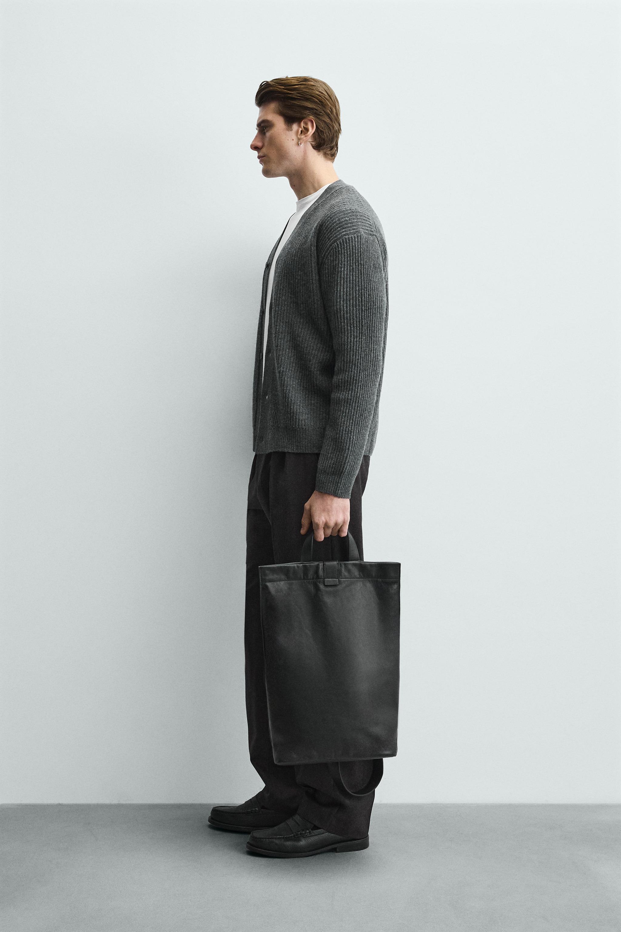 WOOL BLEND TEXTURED CARDIGAN