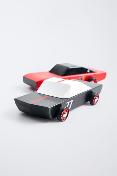 VOITURE DE COURSE EN BOIS CANDYLAB © - Noir de Zara - Image 1