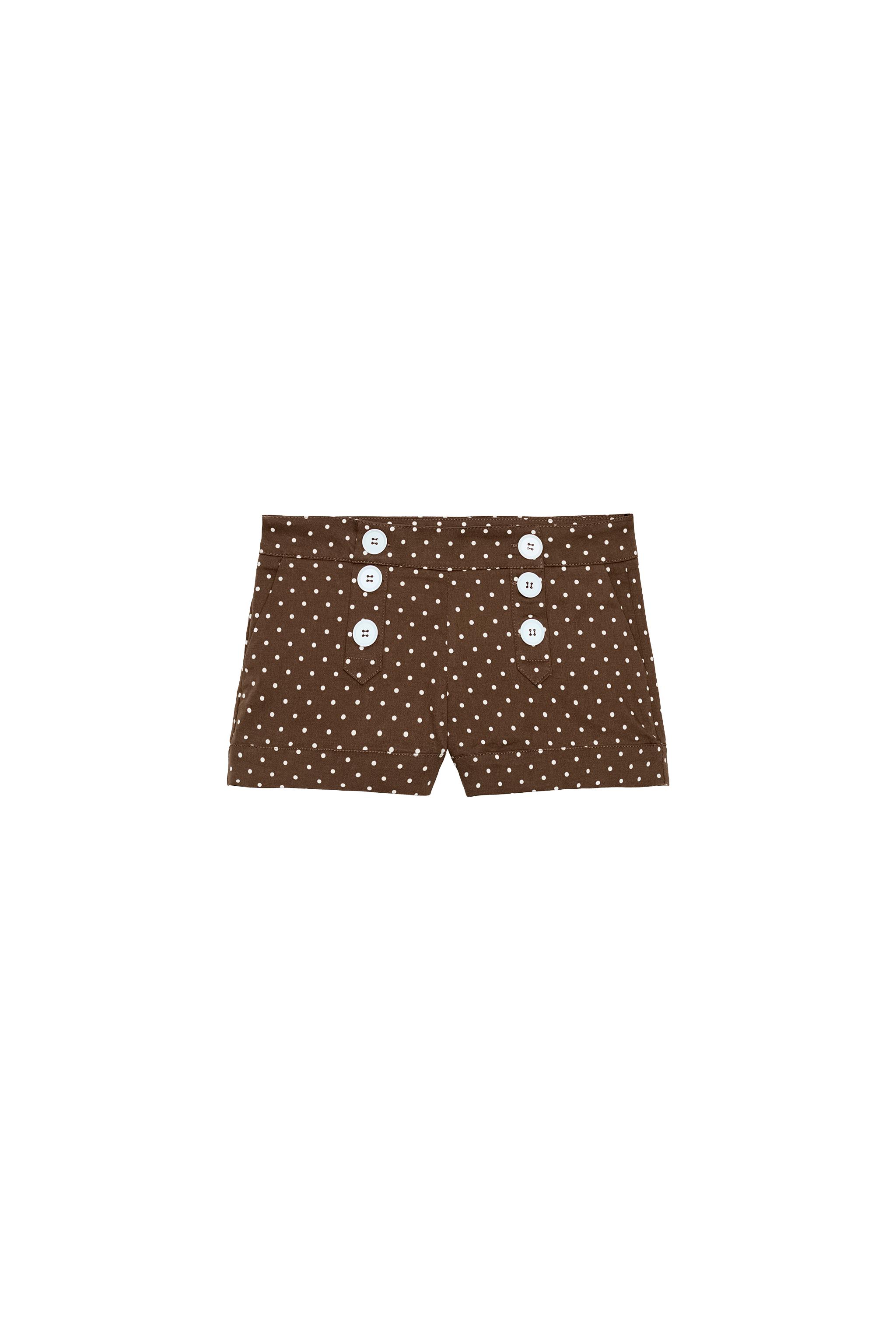 SHORT MINI À POIS