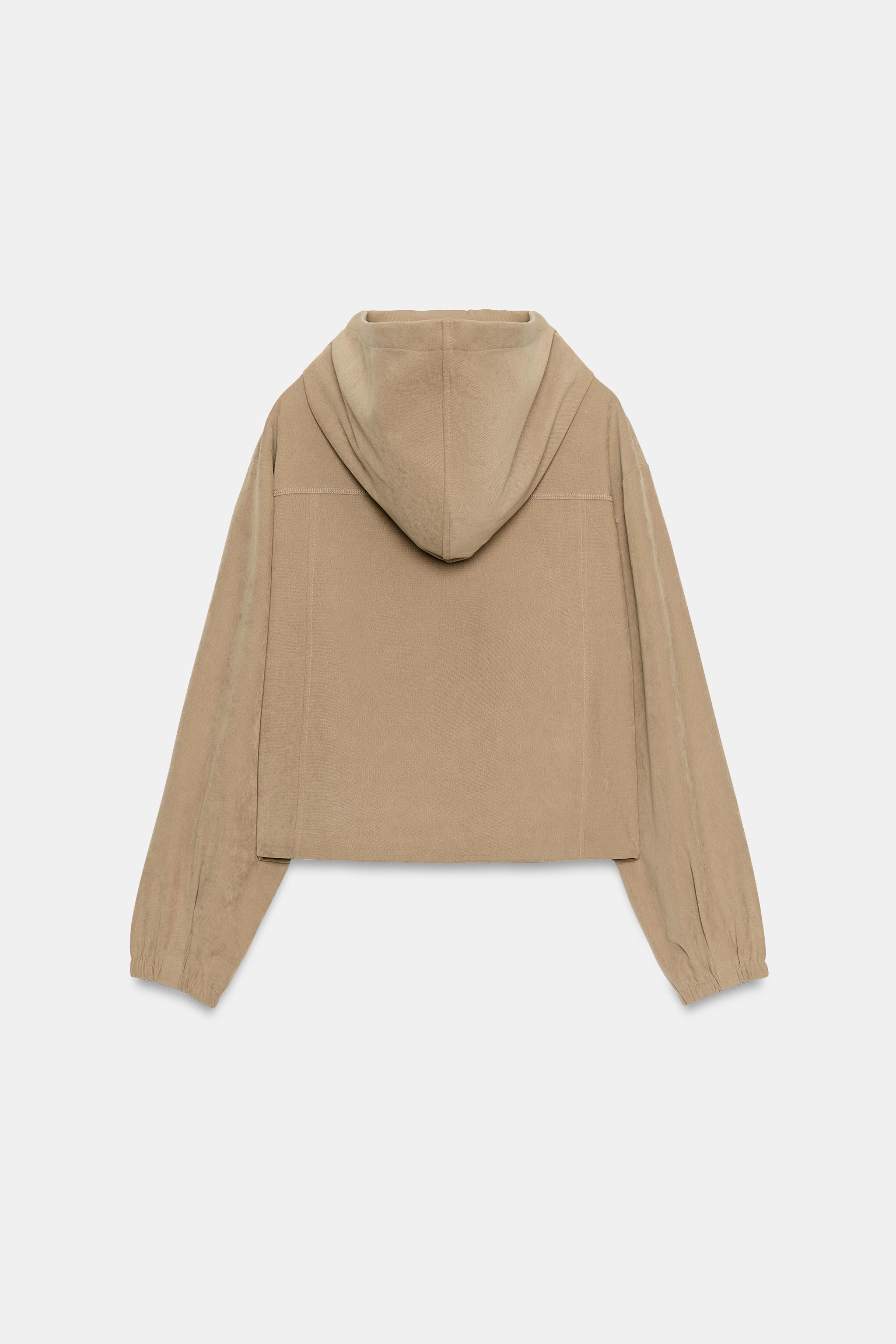 VESTE BOMBER À CAPUCHE