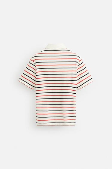STRIPED POLO SHIRT - striped by Zara - Image 6