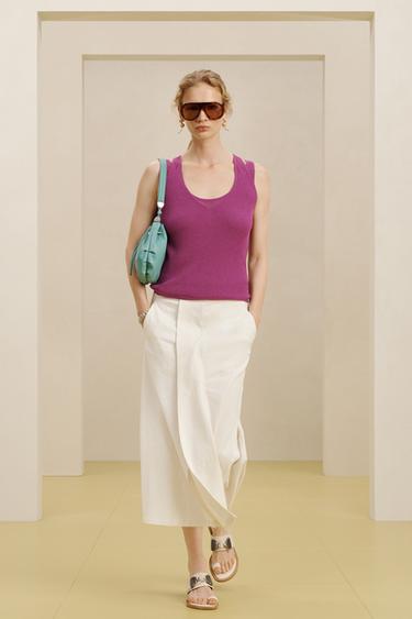 Zara LTHR STRP FLT SNDLS 16 - Off White - Image 0