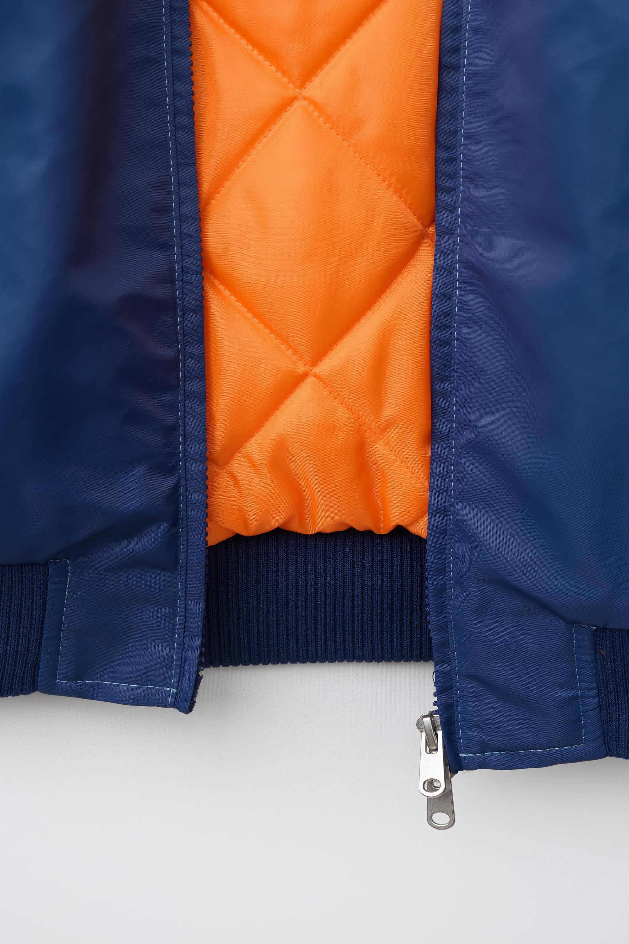 WATER-REPELLENT VARSITY BOMBER JACKET