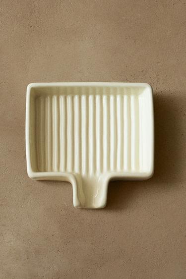 CERAMIC SCOURER TRAY - Cream by Zara - Image 5
