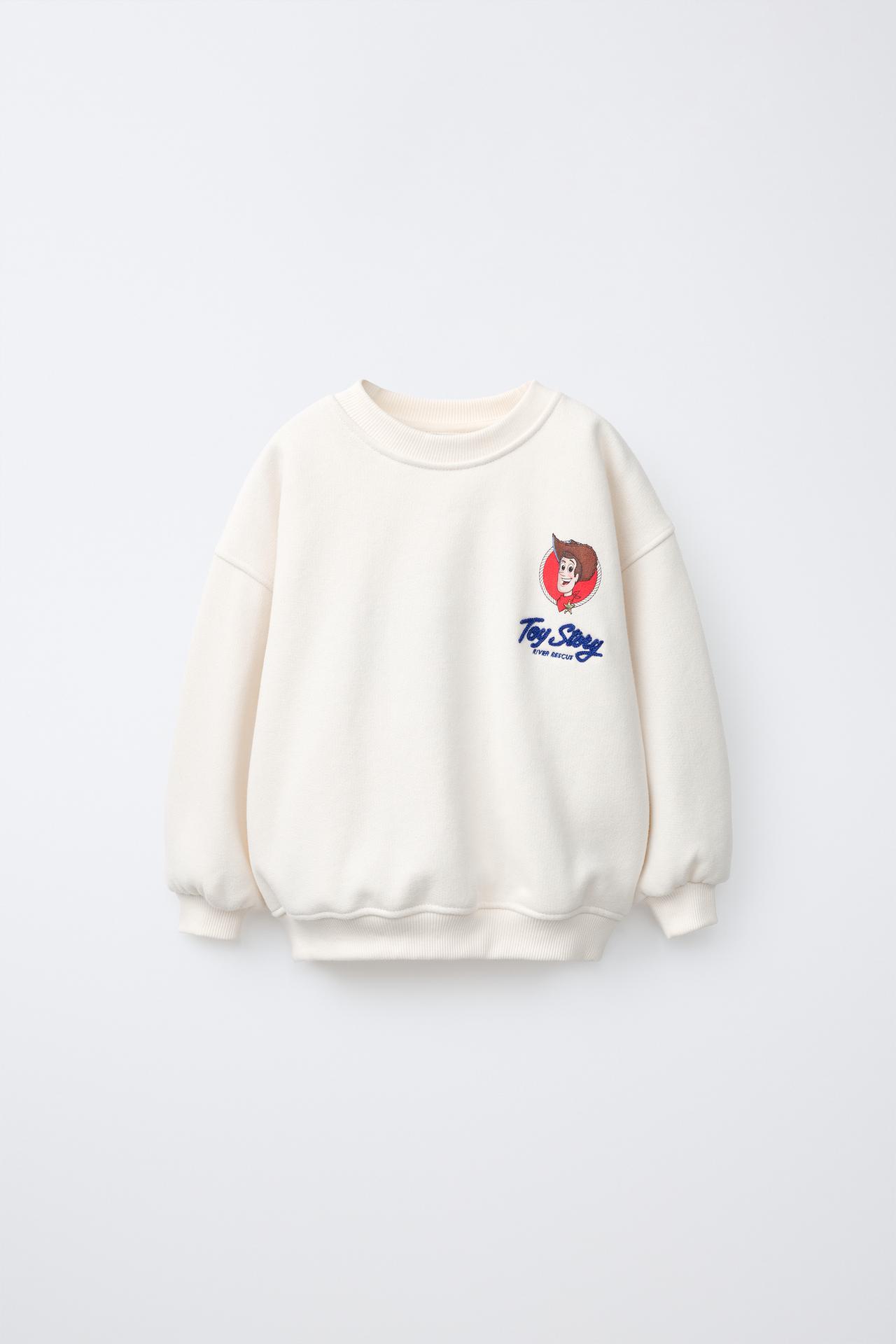 TOY STORY © DISNEY PIXAR EMBROIDERED SWEATSHIRT — White