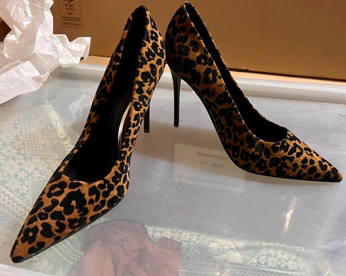 ANIMAL PRINT HIGH HEEL COURT SHOES - Image 2