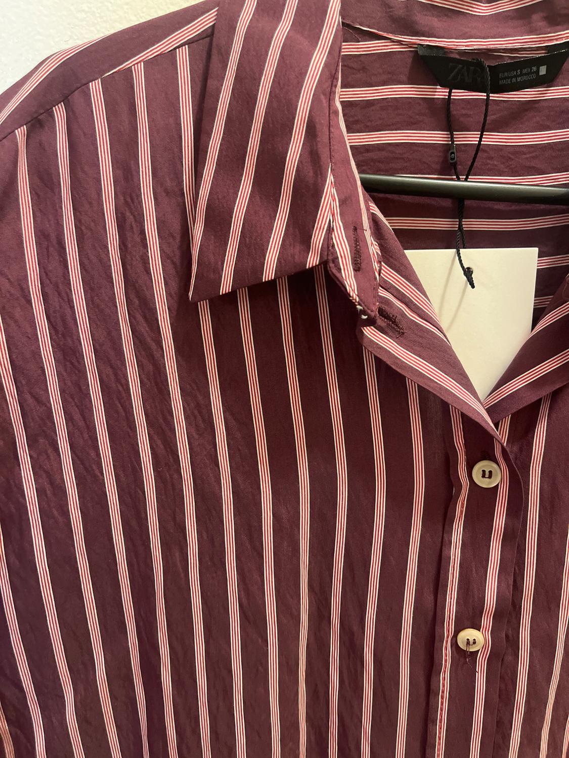 CAMISA POPELÍN RAYAS OVERSIZE - Image 3