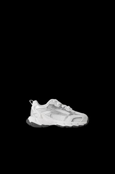 Zara MESH SNEAKERS - White - Image 0