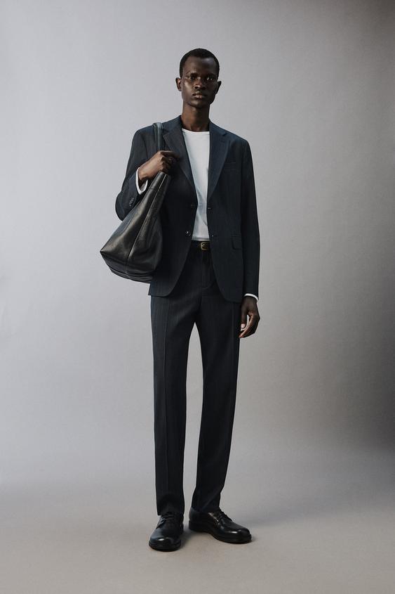 PINSTRIPE SUIT BLAZER