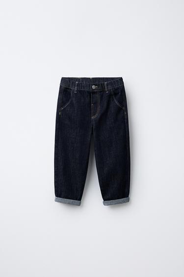 CALÇAS DE GANG DE TIPO BAGGY CONFORTÁVEIS - Azul da Zara