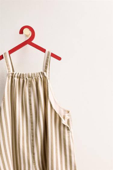 ZARA TIMELESS - SALOPETTE LONGUE À RAYURES - Marron clair de Zara - Image 2