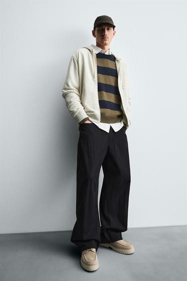 LEATHER DECK SHOES - Ecru White by Zara