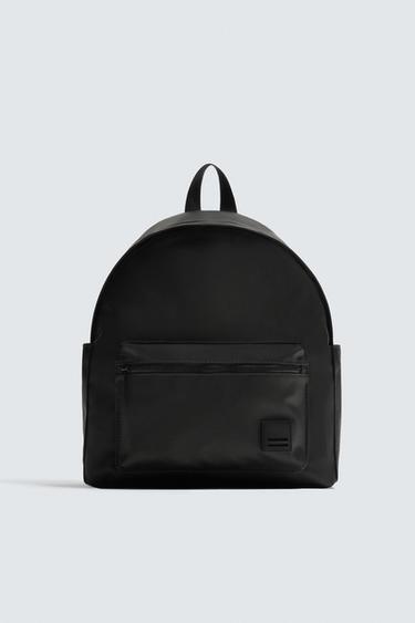 MOCHILA ENGOMADA - Negro de Zara