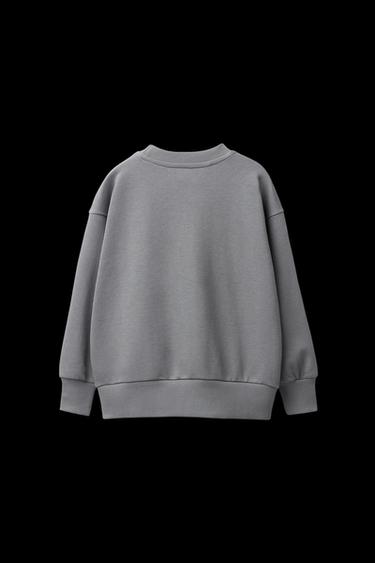 SLOGAN PRINT SWEATSHIRT AND JOGGERS SET - Light grey by Zara