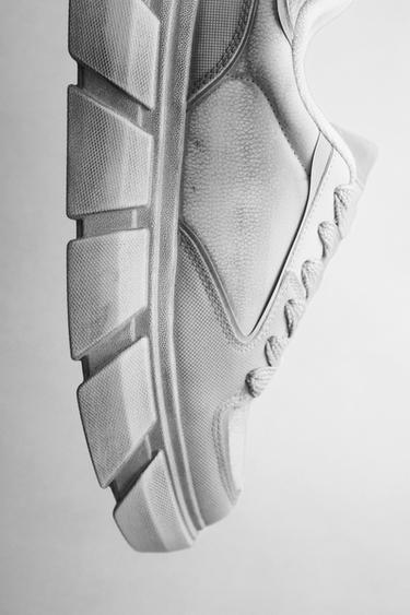 CHUNKY SOLE TRAINERS - Grey by Zara