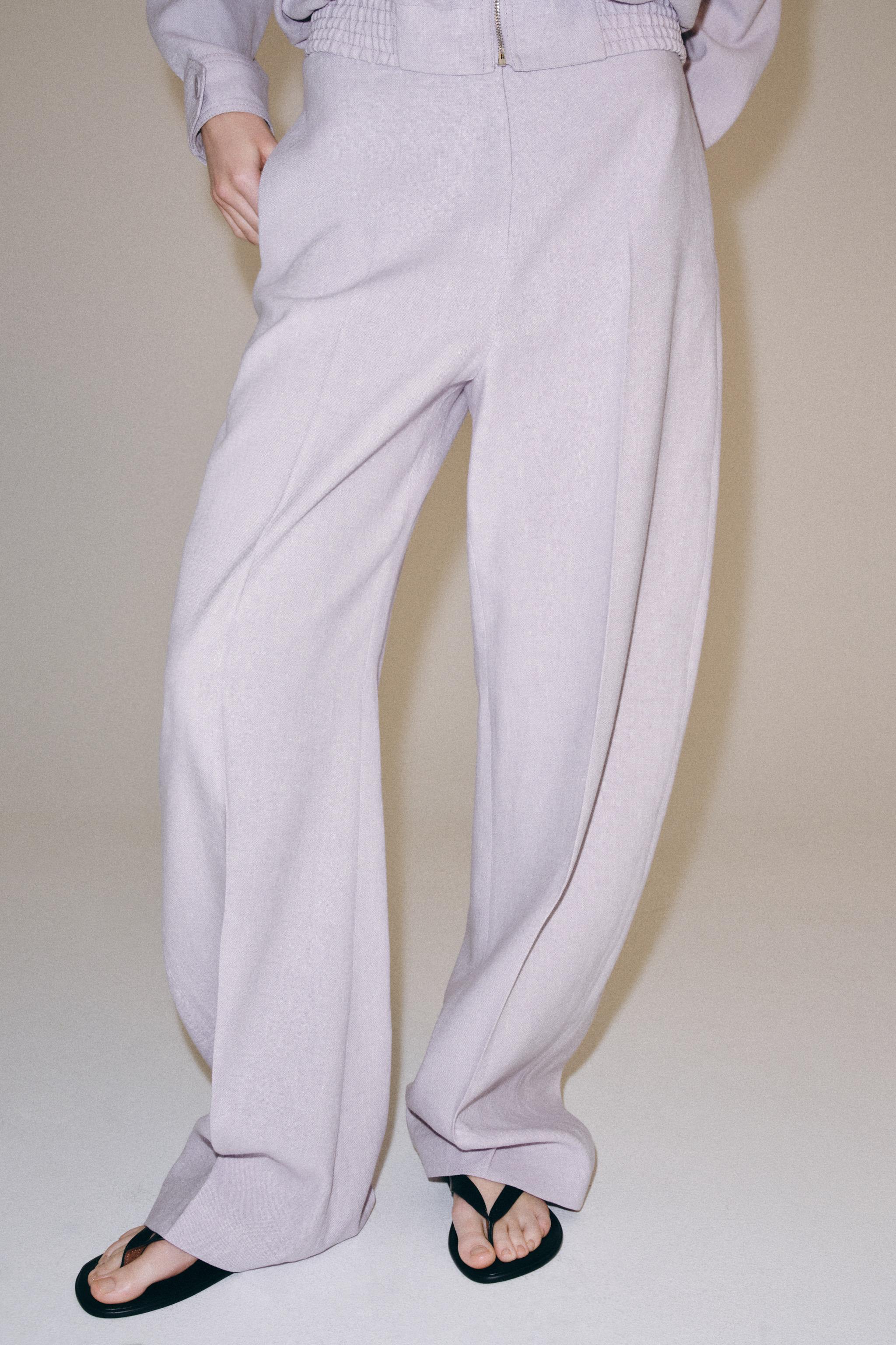 ZW COLLECTION BALLOON TROUSERS — Mauve