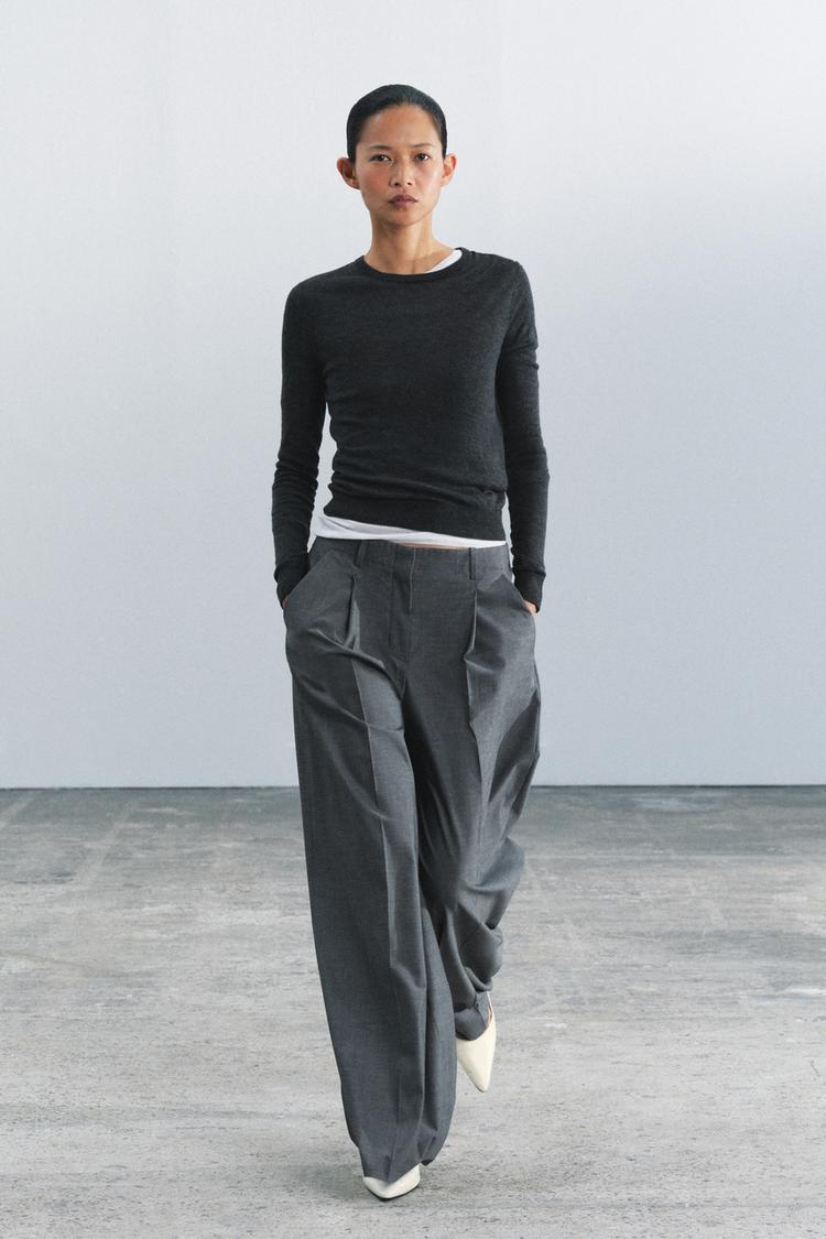 Pantalon pliegues zw collection