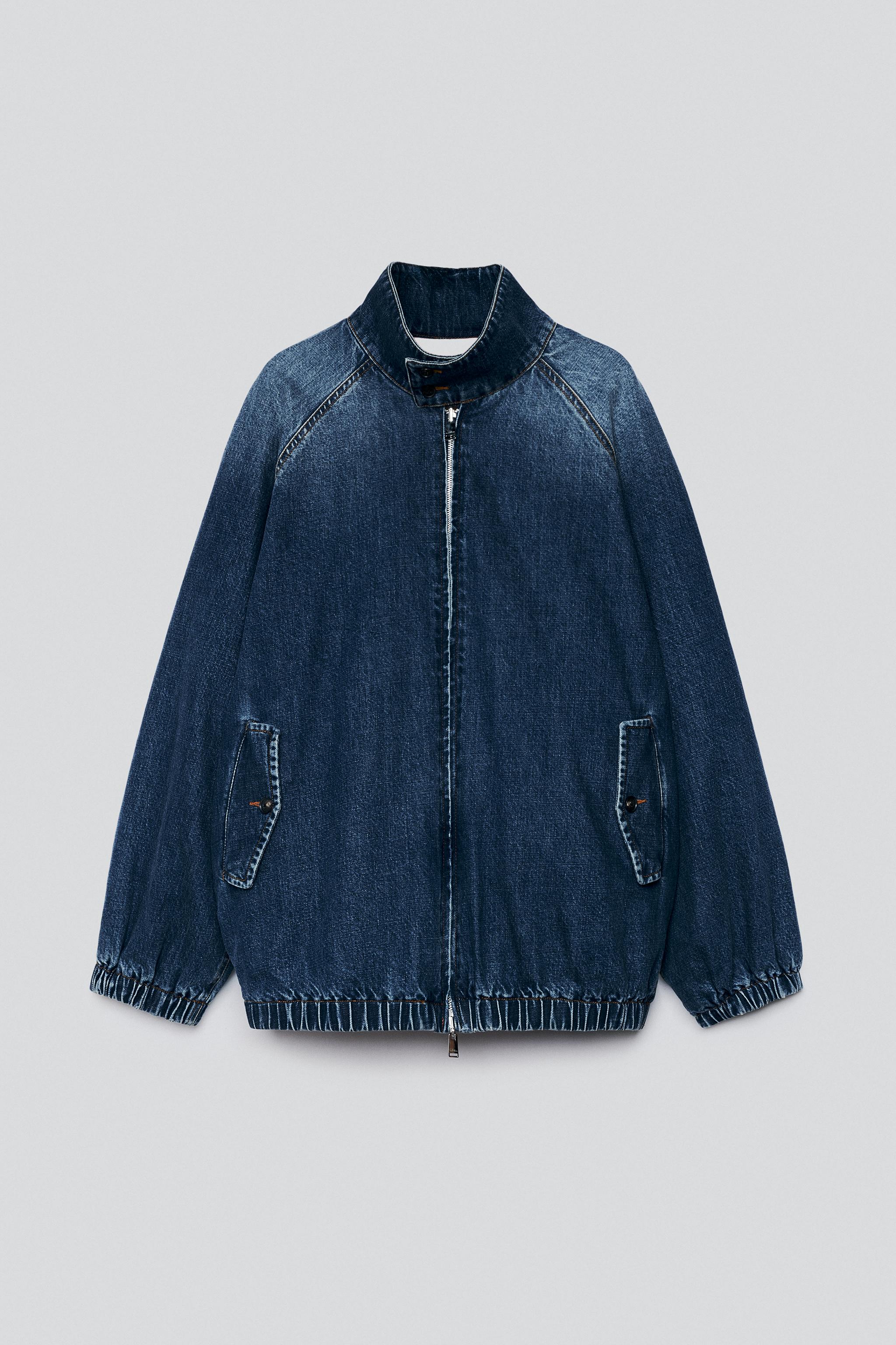BLOUSON RÉVERSIBLE DENIM CONTRASTE