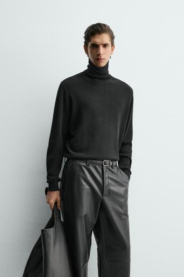 PANTALON RELAXED FIT - Noir de Zara - Image 5