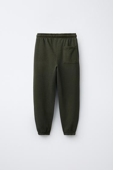 GARMENT DYE JOGGERS - Green by Zara - Image 1