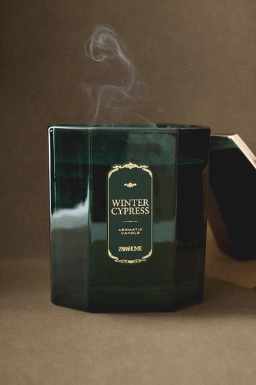 (550 G) WINTER CYPRESS SCENTED CANDLE - whisky by Zara - Image 4