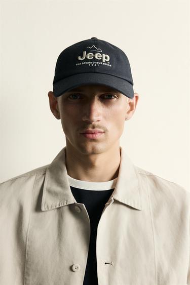 JEEP® EMBROIDERED CAP - Navy blue by Zara - Image 0