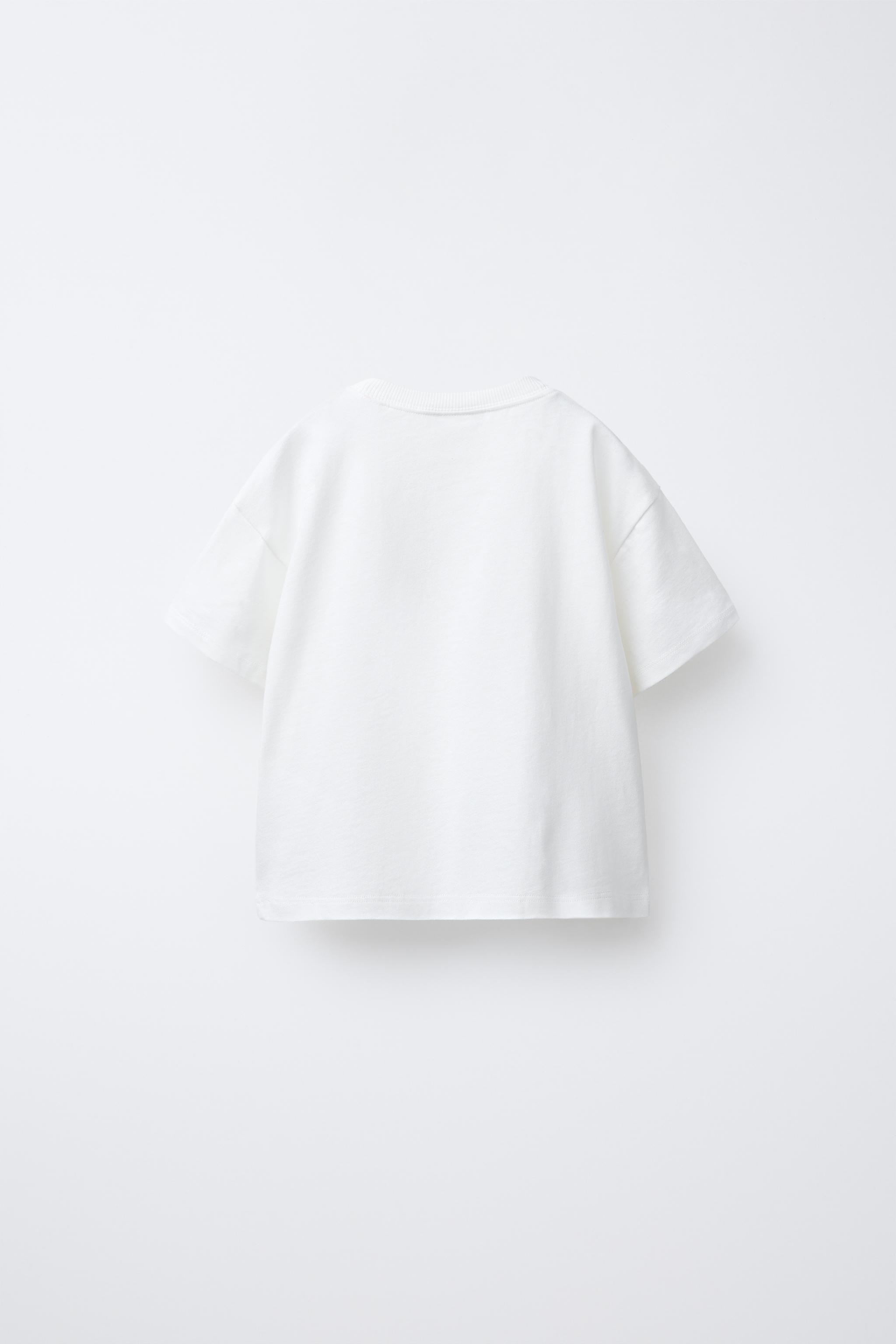 【ZARA】エンボスプリントTシャツ ホワイト | 0495/437/250 エンボス加工タイガーTシャツ - ホワイト | ZARA Japan / 日本