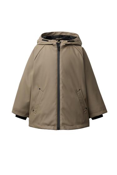 CHUBASQUERO ENGOMADO WATER RESISTANT - Marrón / Topo de Zara - Imagen 0