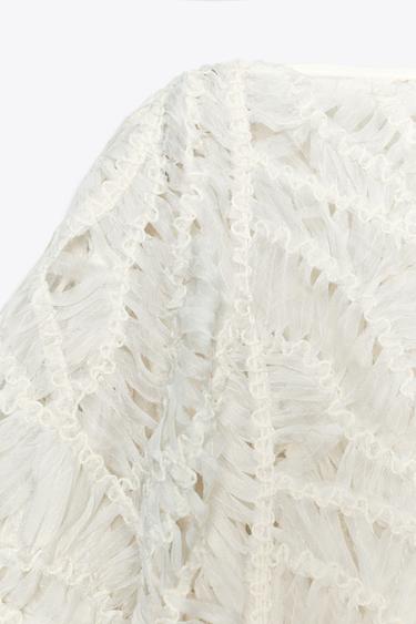 TOP ESTRUCTURA ZW COLLECTION - Crudo de Zara