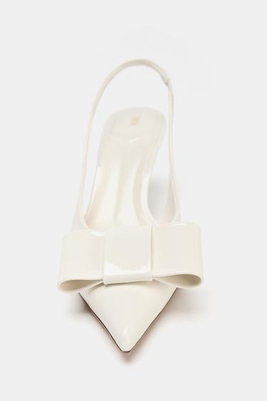 TALONS EFFET VERNI LACET - Blanc de Zara - Image 3