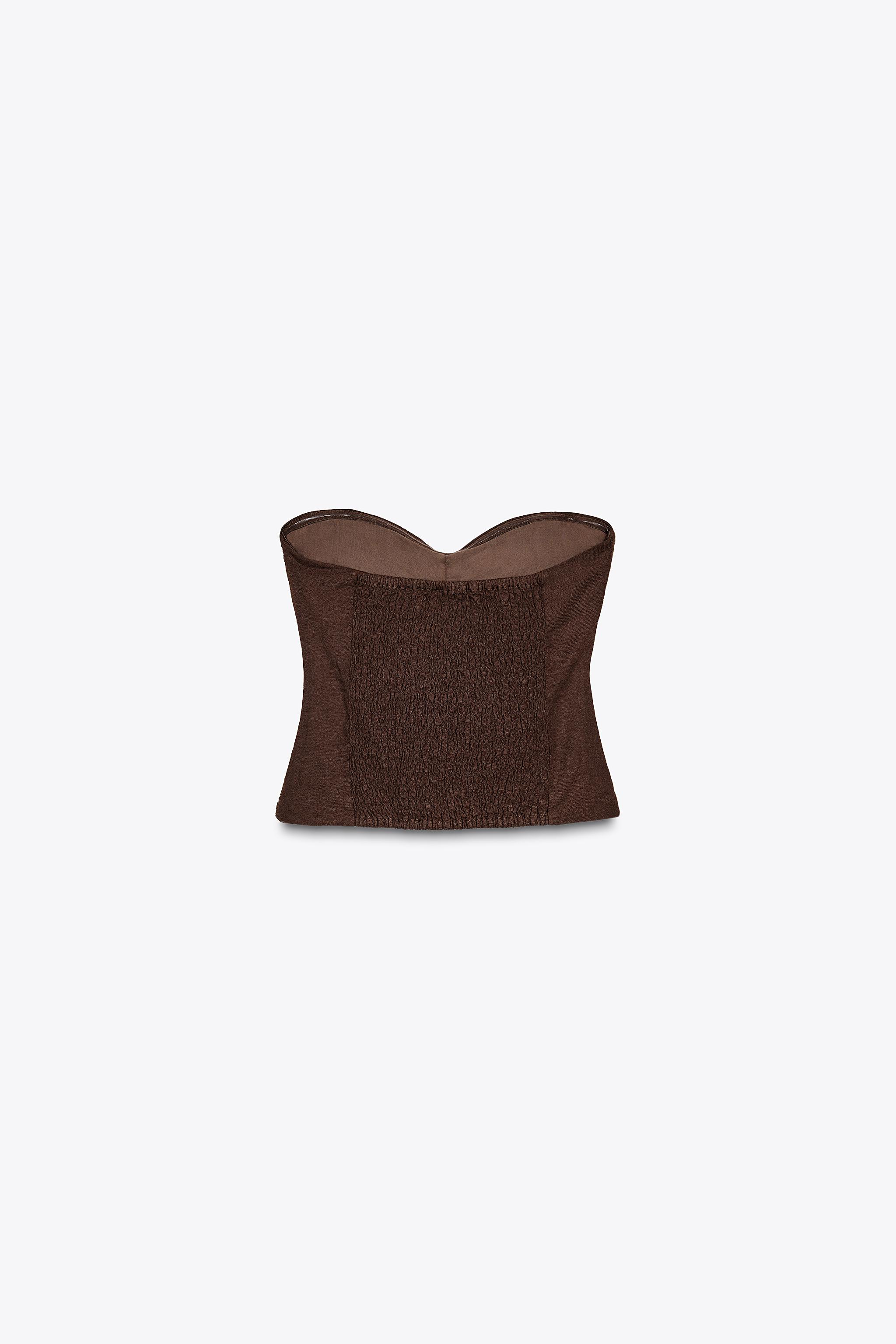 Eaphi Warm Knit Bustier ブラウン Suite Sculpt Knit Bustier | Aritzia US