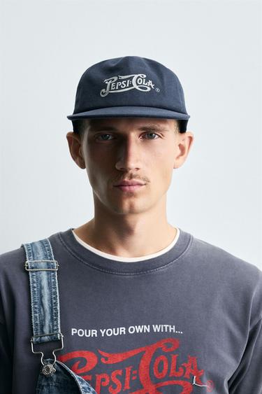 PEPSI © PEPSICO PRINT CAP - Navy blue by Zara - Image 0