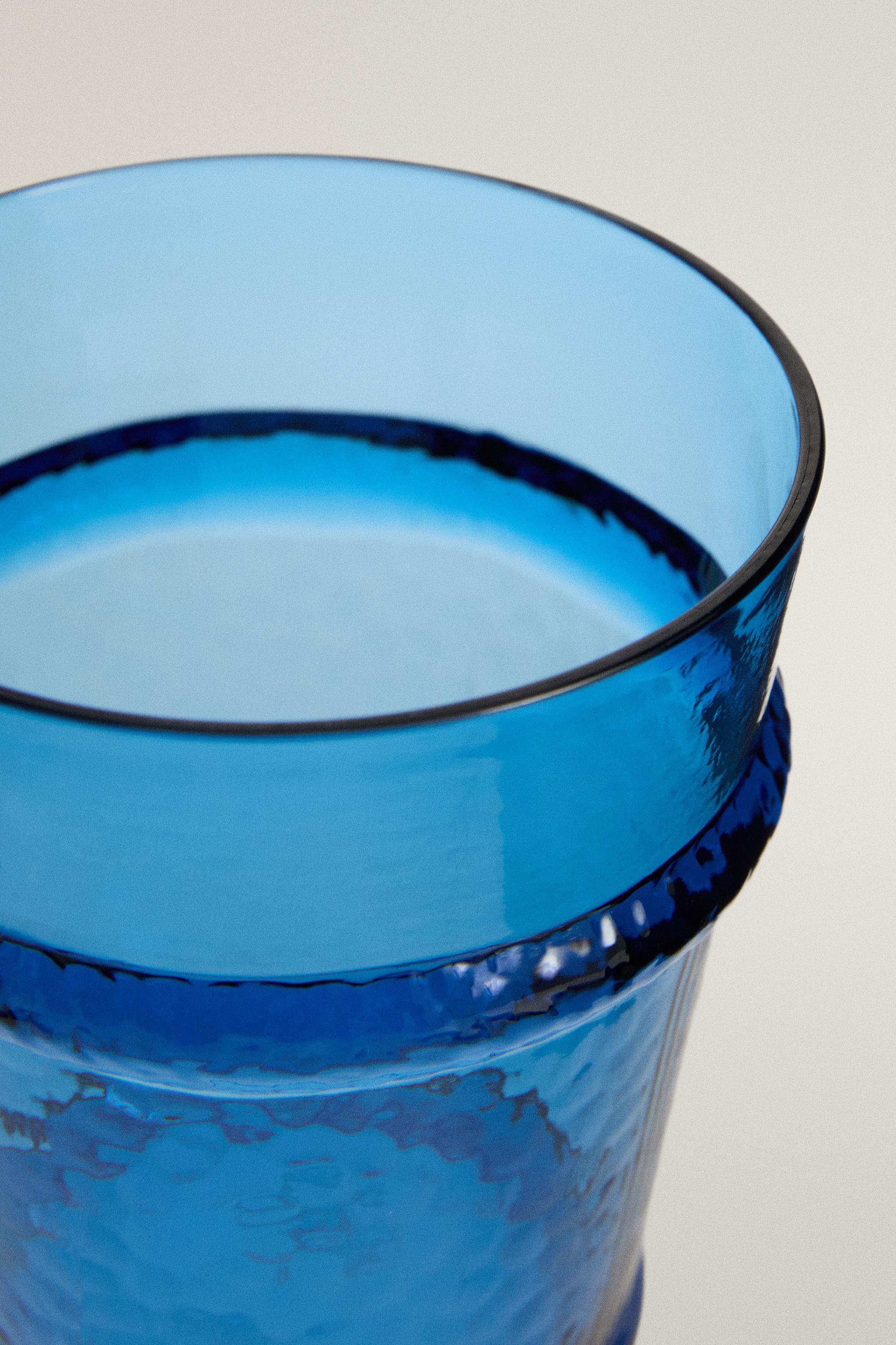 VERRE ACRYLIQUE BLEU