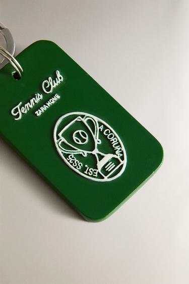 RESIN TENNIS KEY RING - Green by Zara - Image 3