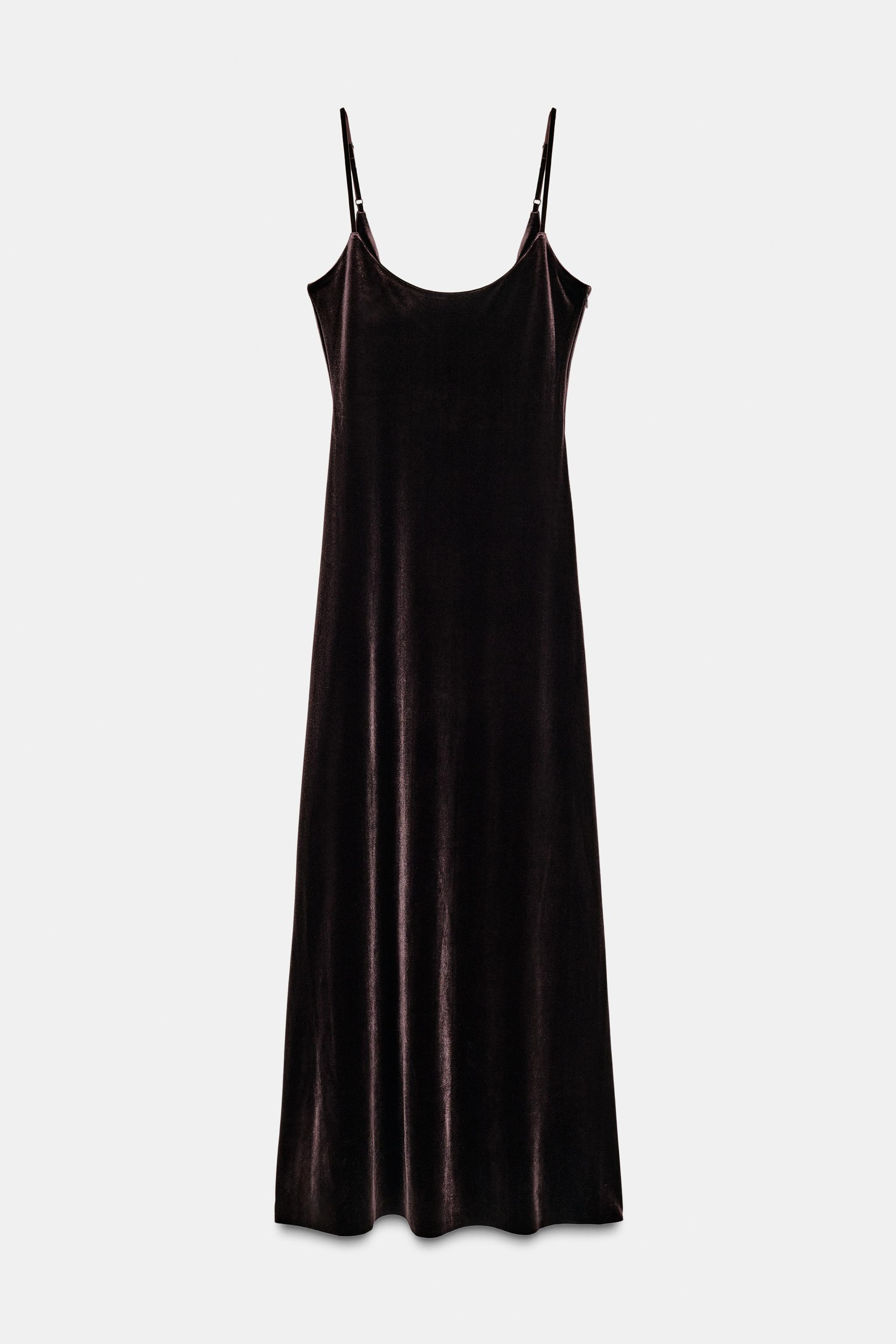 LONG VELVET DRESS