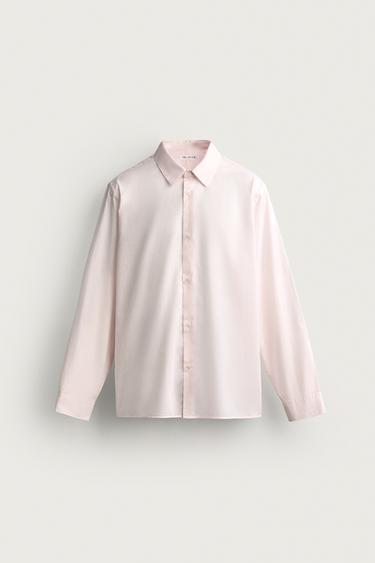FLUID REGULAR FIT SHIRT - Light pink by Zara