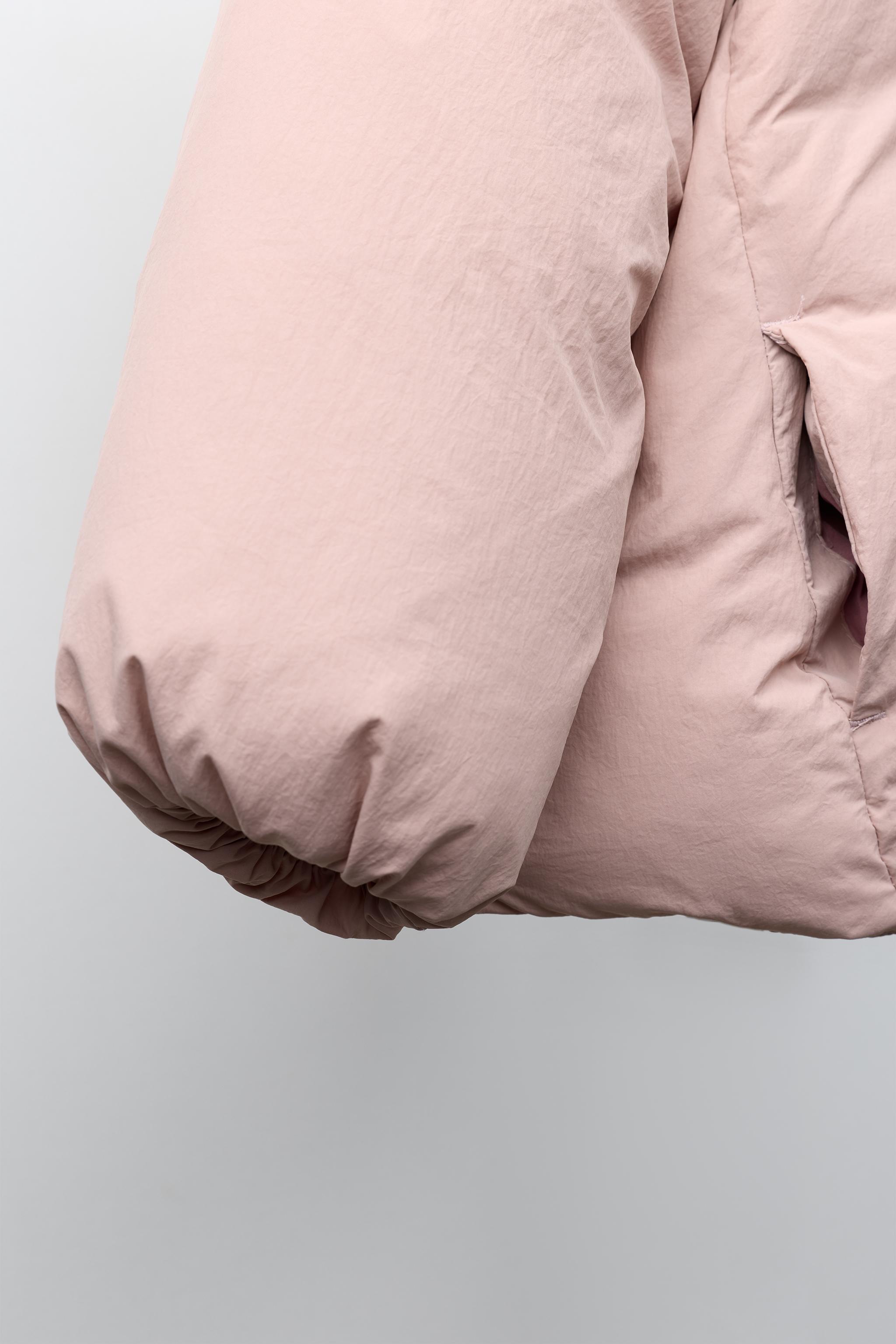MANTEAU MATELASSÉ DÉPERLANT À NŒUDS