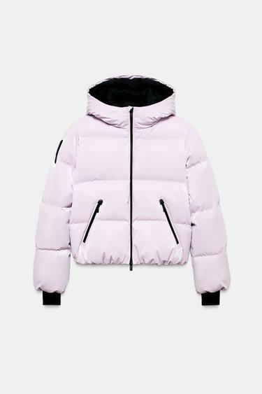 ПУХОВИК WATER RESISTANT WINDPROOF С ТЕХНОЛОГИЕЙ RECCO® — SKI COLLECTION — РОЗОВЫЙ от Zara