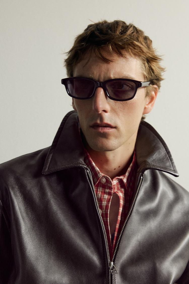 Chaqueta de piel Aaron Levine x Zara 5
