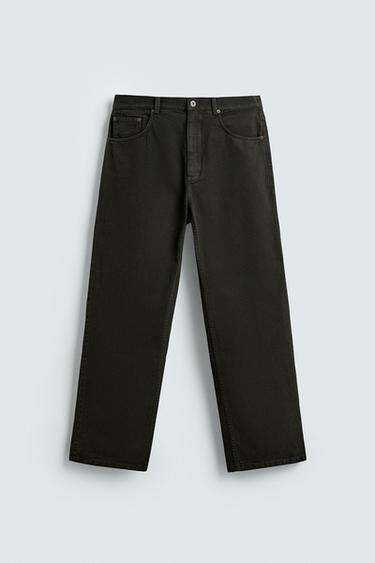 PANTALON STRAIGHT FIT STRUCTURÉ - Noir de Zara - Image 6
