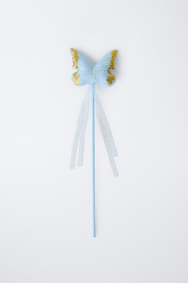 SHINY BUTTERFLY TULLE FOREST FAIRY WAND COSTUME - Blue by Zara - Image 3