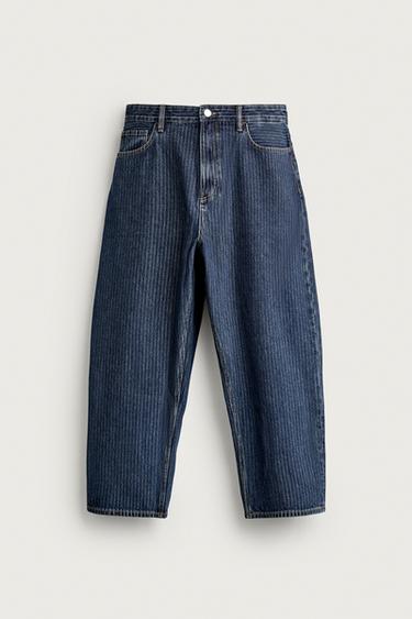 GALTZA BAKERO TAPERED ZANGO-ZABAL MARRADUNAK - Urdina / Zuria, Zara-rena